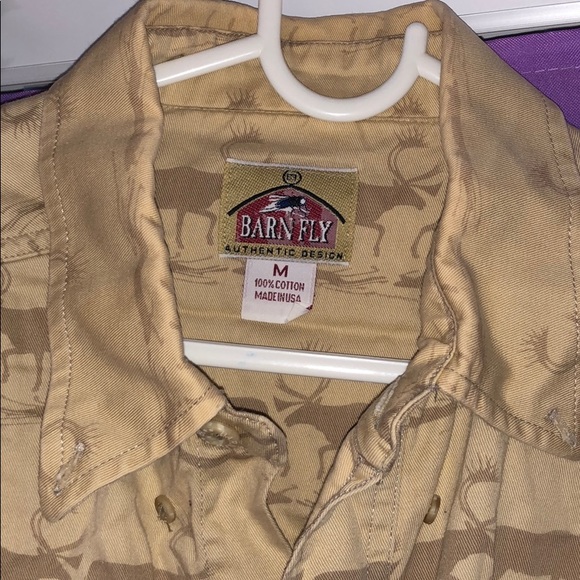 Buck Deer Button Down Country Top - Picture 3 of 4